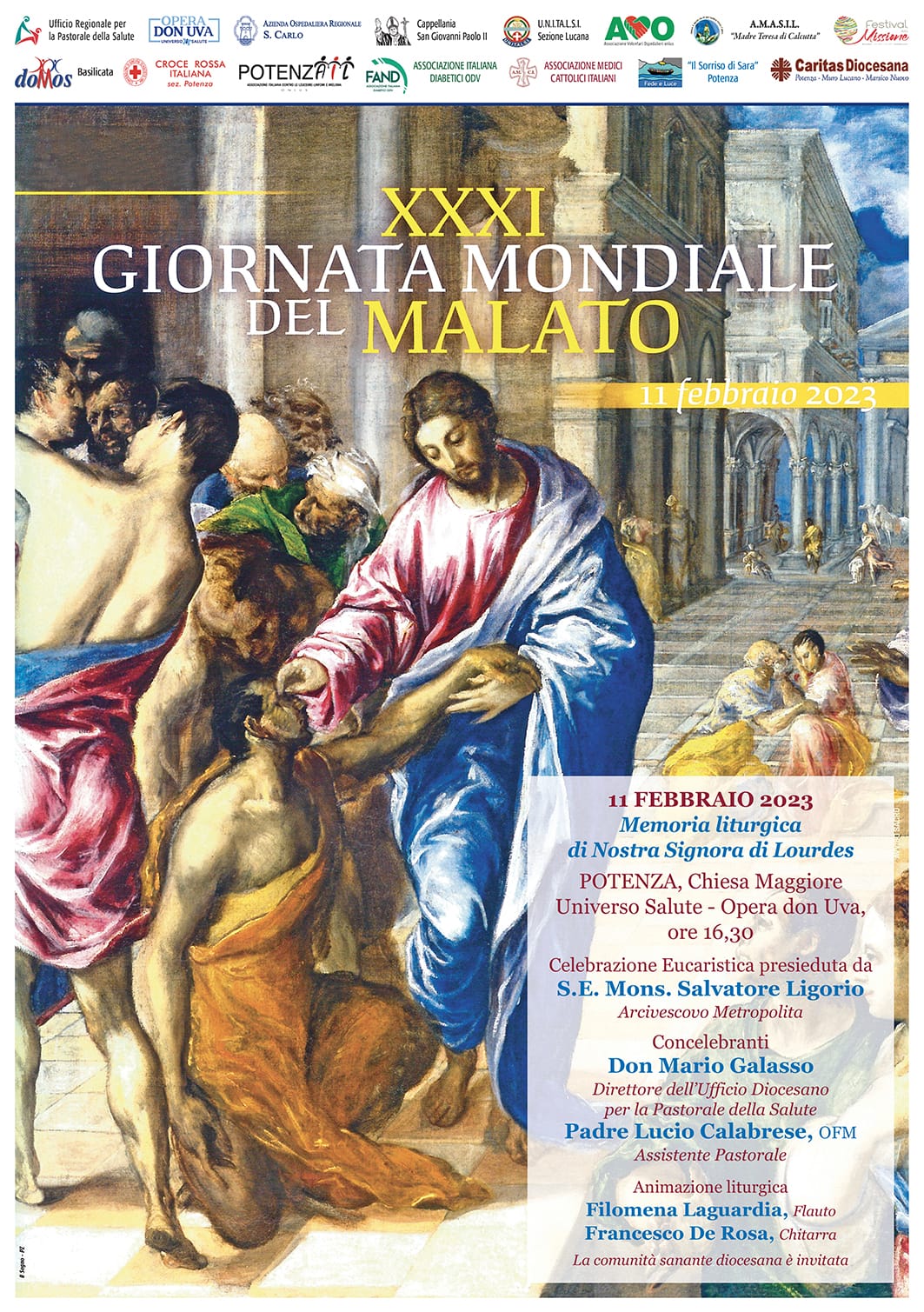 Xxxi Giornata Mondiale Del Malato Febbraio Arcidiocesi Potenza